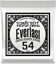 Ernie Ball Everlast Coated Phosphor Bronze Akoestische Gitaarsnaar Roundwound 054 6-pack