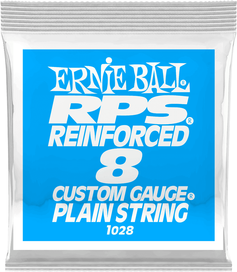 Ernie Ball Slinky RPS Nickel Wound Elektrische Gitaarsnaar Plain Steel Verstevigd 008 6-pack