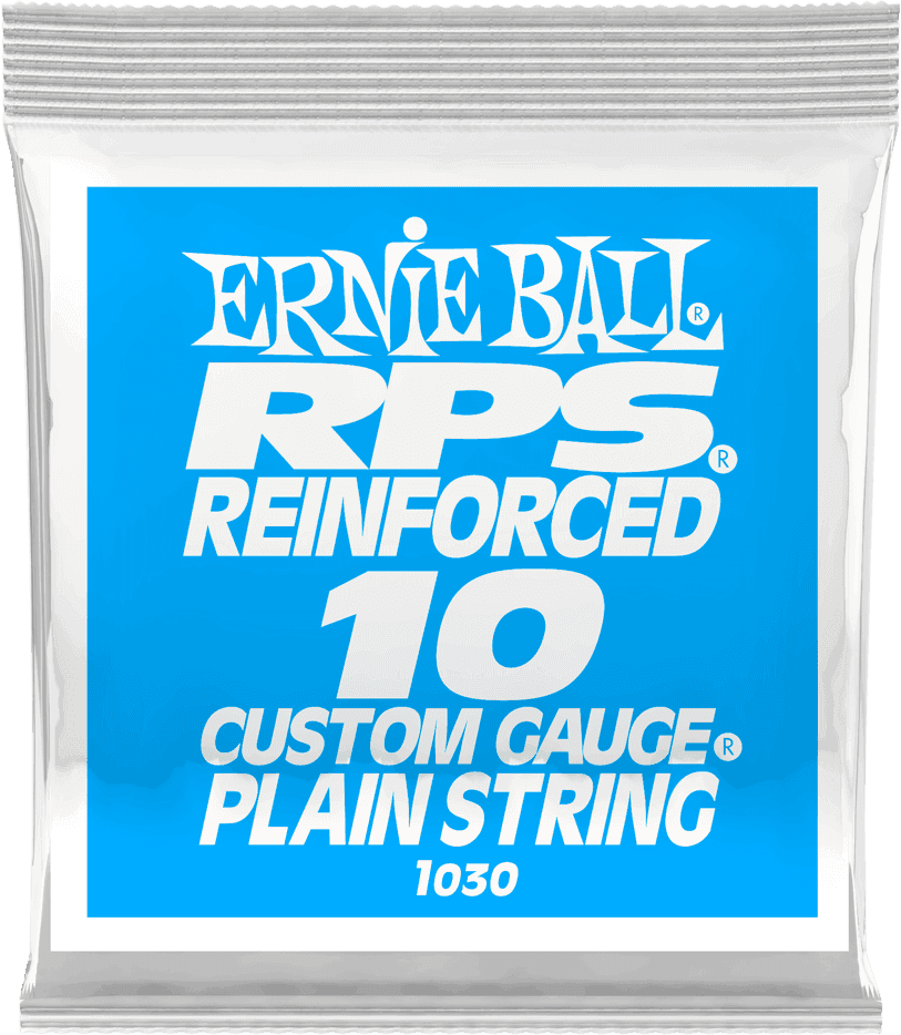 Ernie Ball Slinky RPS Nickel Wound Elektrische Gitaarsnaar Plain Steel Verstevigd 010 6-pack
