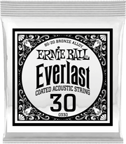 Ernie Ball Everlast Coated 80/20 Akoestische Gitaarsnaar Roundwound 030 6-pack
