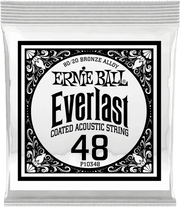 Ernie Ball Everlast Coated 80/20 Akoestische Gitaarsnaar Roundwound 048 6-pack