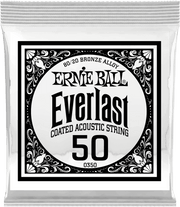 Ernie Ball Everlast Coated 80/20 Akoestische Gitaarsnaar Roundwound 050 6-pack