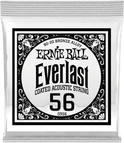 Ernie Ball Everlast Coated 80/20 Akoestische Gitaarsnaar Roundwound 056 6-pack