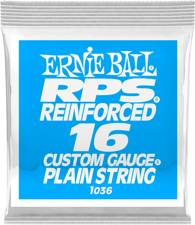 Ernie Ball Slinky RPS Nickel Wound Elektrische Gitaarsnaar Plain Steel Verstevigd 016 6-pack
