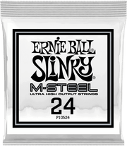Ernie Ball Slinky M-Steel Elektrische Gitaarsnaar Roundwound 024 6-pack