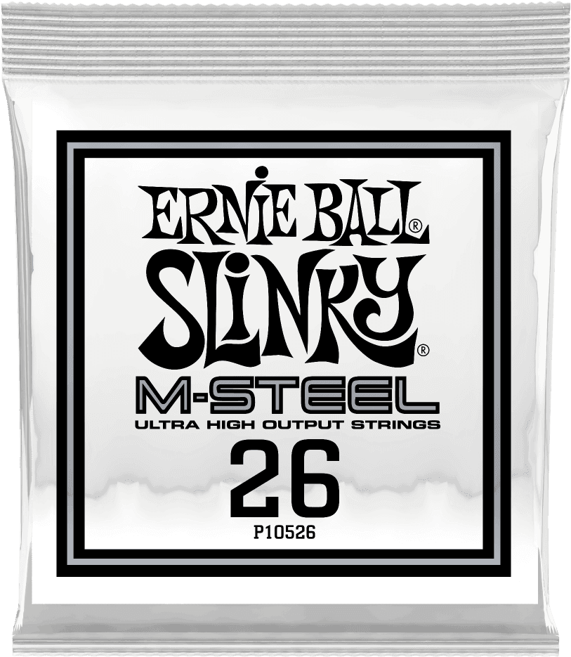 Ernie Ball Slinky M-Steel Elektrische Gitaarsnaar Roundwound 026 6-pack
