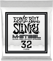 Ernie Ball Slinky M-Steel Elektrische Gitaarsnaar Roundwound 032 6-pack