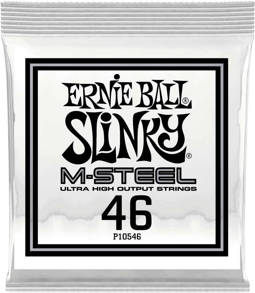 Ernie Ball Slinky M-Steel Elektrische Gitaarsnaar Roundwound 046 6-pack