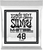 Ernie Ball Slinky M-Steel Elektrische Gitaarsnaar Roundwound 048 6-pack