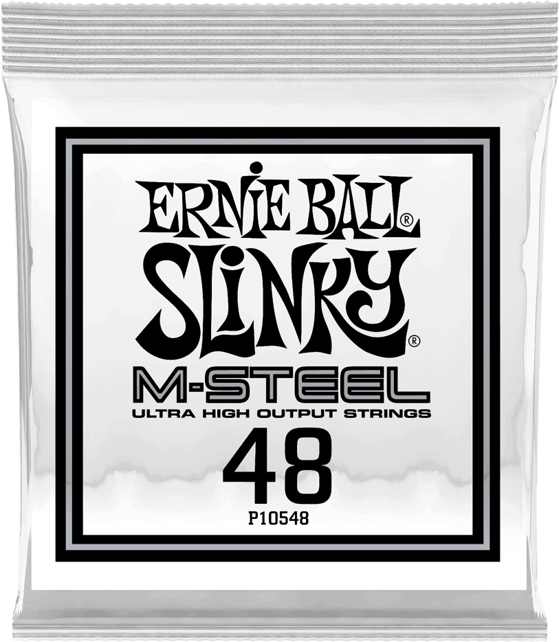 Ernie Ball Slinky M-Steel Elektrische Gitaarsnaar Roundwound 048 6-pack