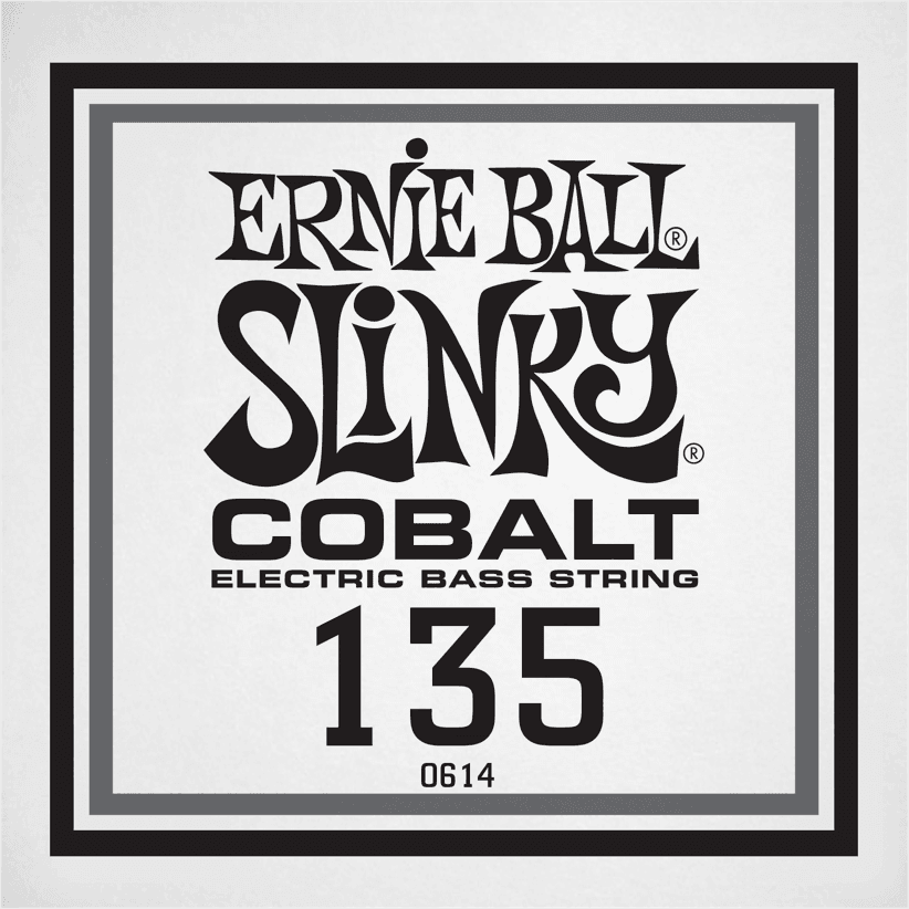 Ernie Ball Slinky Cobalt Bass Basgitaarsnaar Wound Cobalt 135