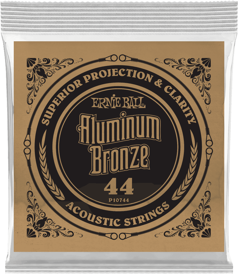 Ernie Ball Aluminium Bronze Akoestische Gitaarsnaar Roundwound 044 6-pack