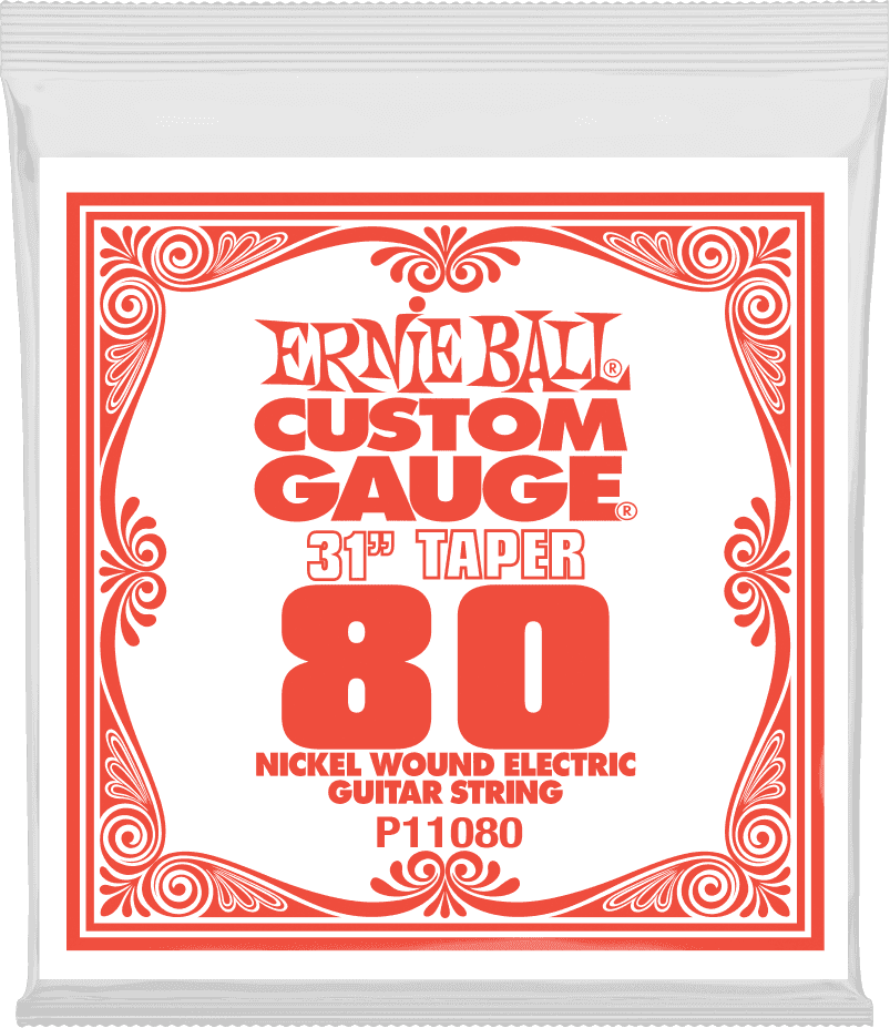 Ernie Ball Slinky Nickel Wound Elektrische Gitaarsnaar Round Wound Long Scale 080 3-pack