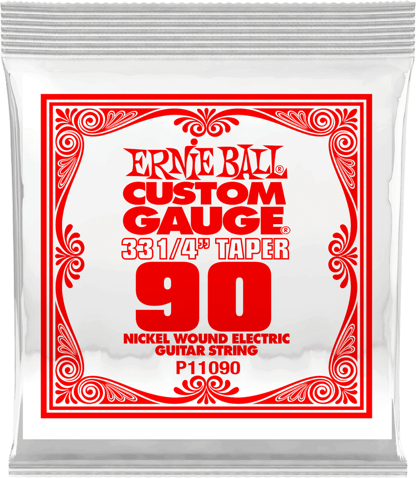 Ernie Ball Slinky Nickel Wound Elektrische Gitaarsnaar Round Wound Long Scale 090 3-pack