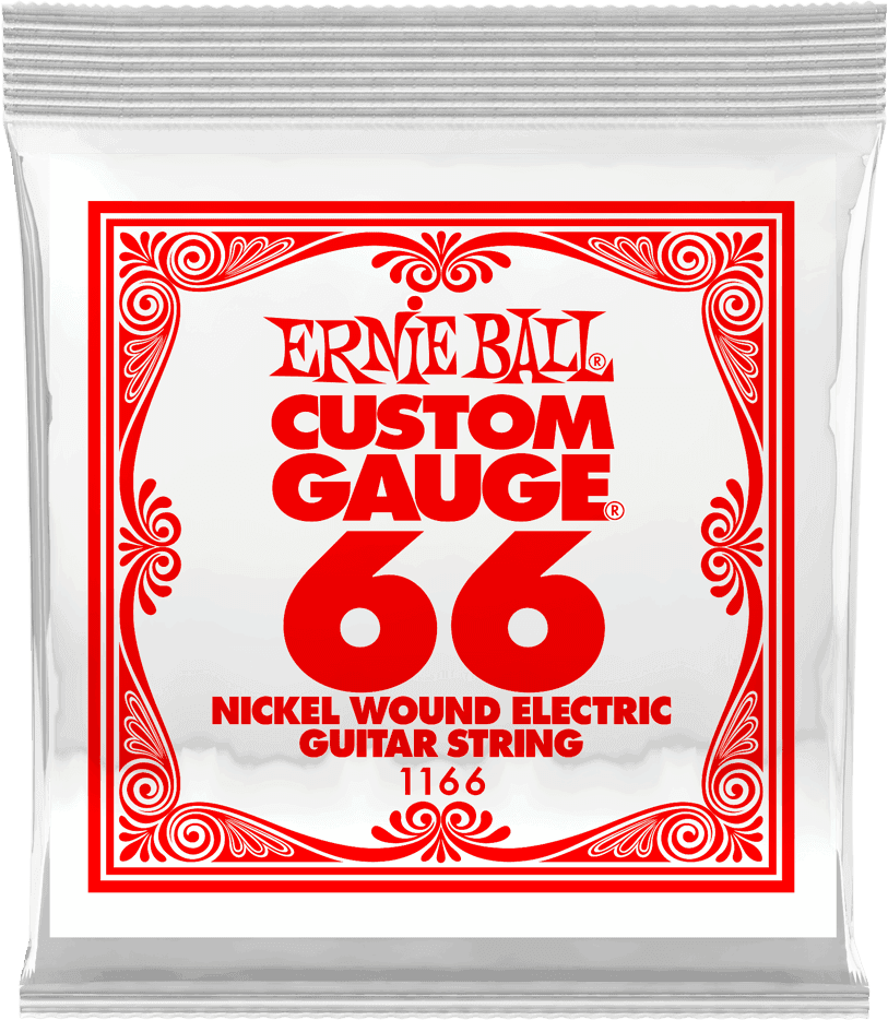 Ernie Ball Slinky Nickel Wound Elektrische Gitaarsnaar Nickel Wound 066 3-pack