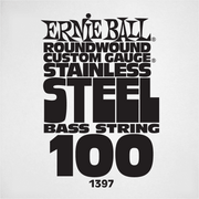 Ernie Ball Slinky Stainless Steel Bass Basgitaarsnaar Wound 100