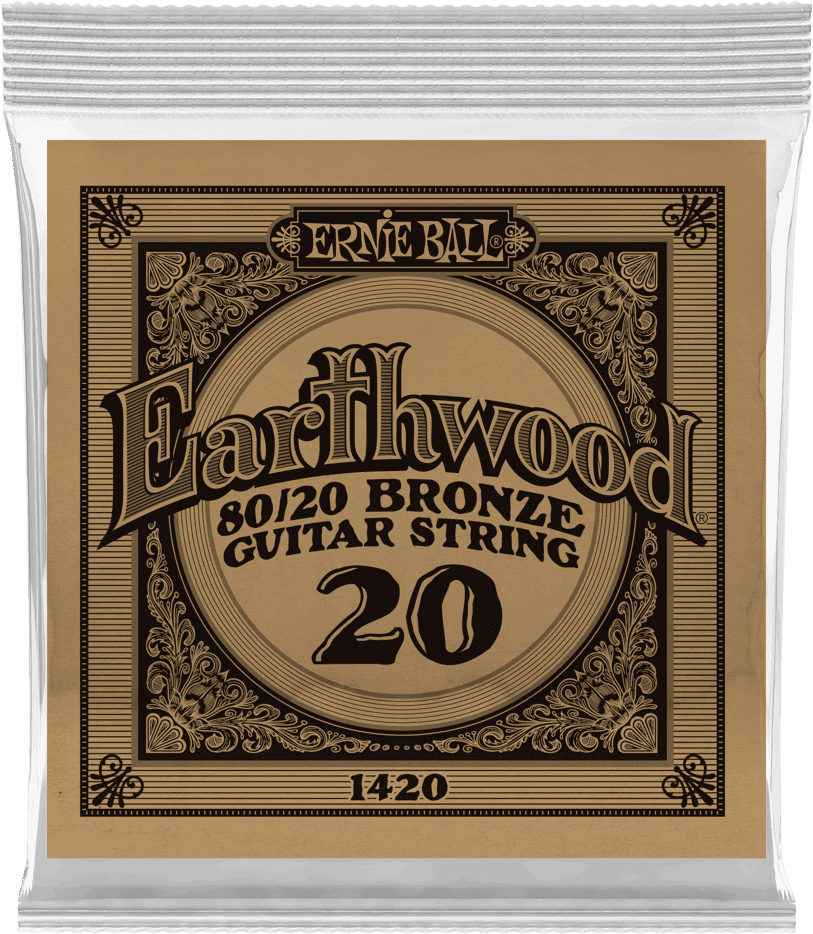 Ernie Ball Earthwood 80/20 Bronze Akoestische Gitaarsnaar Wound Bronze 020 6-pack