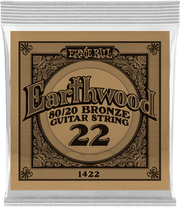 Ernie Ball Earthwood 80/20 Bronze Akoestische Gitaarsnaar Wound Bronze 022 6-pack