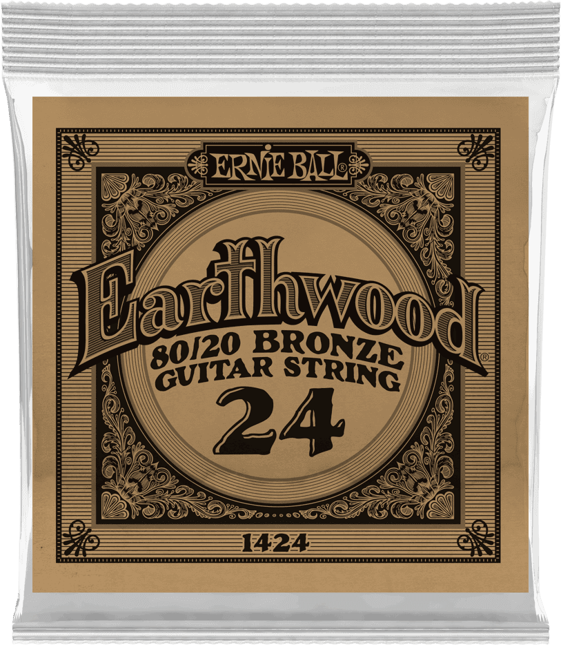 Ernie Ball Earthwood 80/20 Bronze Akoestische Gitaarsnaar Wound Bronze 024 6-pack