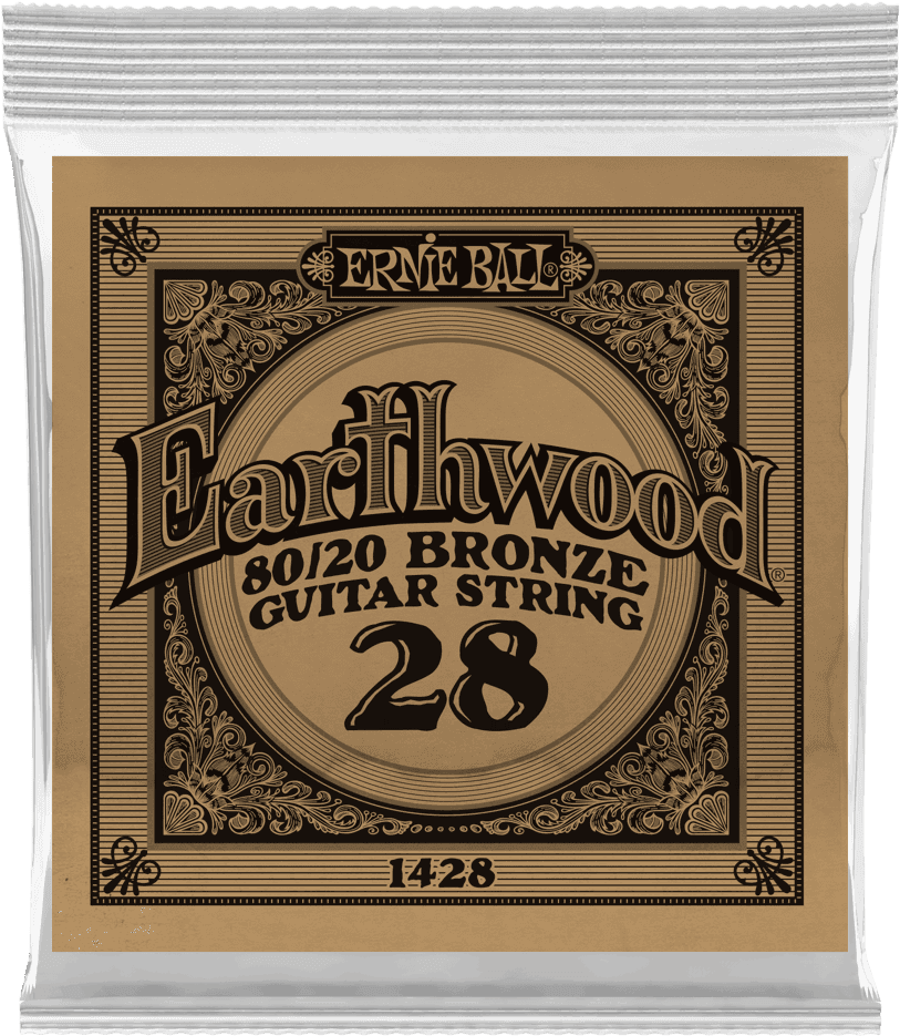 Ernie Ball Earthwood 80/20 Bronze Akoestische Gitaarsnaar Wound Bronze 028 6-pack