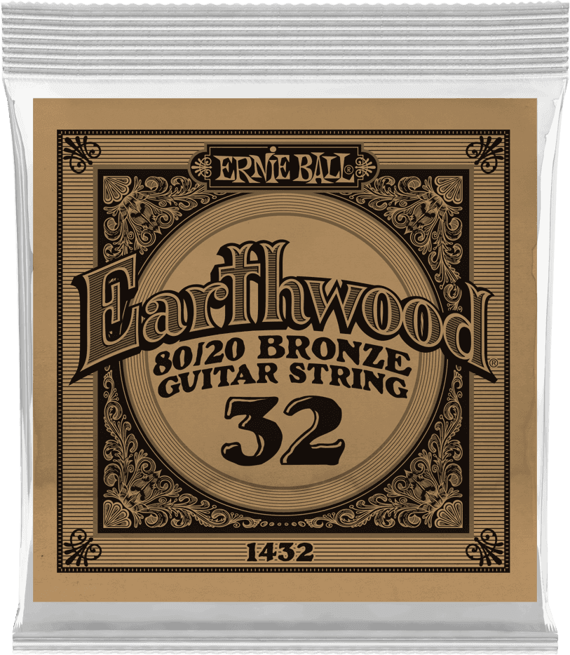 Ernie Ball Earthwood 80/20 Bronze Akoestische Gitaarsnaar Wound Bronze 032 6-pack