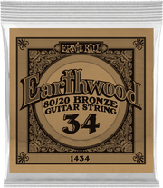 Ernie Ball Earthwood 80/20 Bronze Akoestische Gitaarsnaar Wound Bronze 034 6-pack