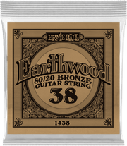 Ernie Ball Earthwood 80/20 Bronze Akoestische Gitaarsnaar Wound Bronze 038 6-pack