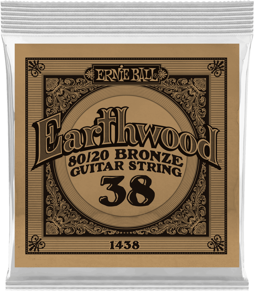 Ernie Ball Earthwood 80/20 Bronze Akoestische Gitaarsnaar Wound Bronze 038 6-pack