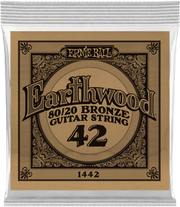 Ernie Ball Earthwood 80/20 Bronze Akoestische Gitaarsnaar Wound Bronze 042 6-pack