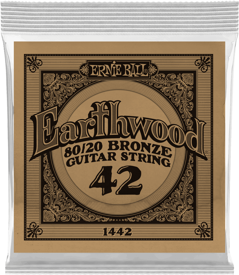 Ernie Ball Earthwood 80/20 Bronze Akoestische Gitaarsnaar Wound Bronze 042 6-pack