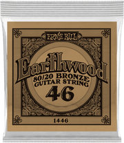 Ernie Ball Earthwood 80/20 Bronze Akoestische Gitaarsnaar Wound Bronze 046 6-pack