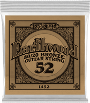Ernie Ball Earthwood 80/20 Bronze Akoestische Gitaarsnaar Wound Bronze 052 6-pack