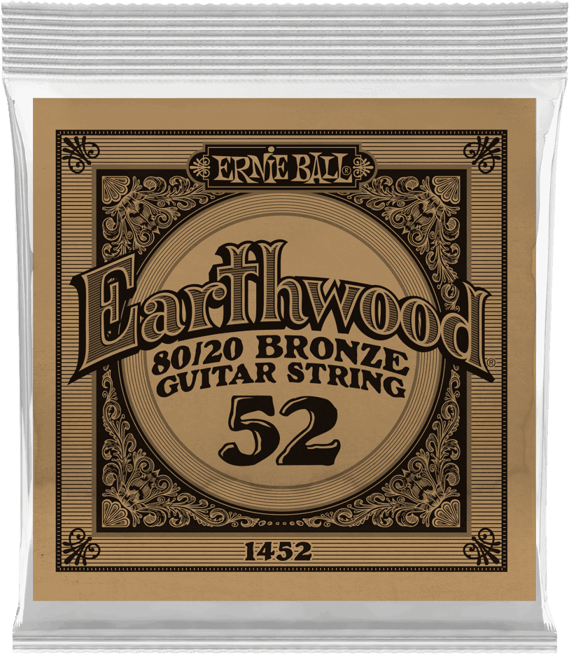 Ernie Ball Earthwood 80/20 Bronze Akoestische Gitaarsnaar Wound Bronze 052 6-pack