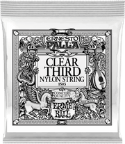 Ernie Ball Ernesto Palla Nylon Klassieke Gitaarsnaar 3E Nylon Clear 6-pack
