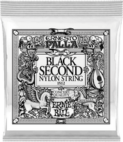 Ernie Ball Ernesto Palla Nylon Klassieke Gitaarsnaar 2E Zwart Nylon 6-pack
