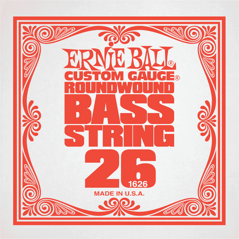 Ernie Ball Slinky Nickel Wound Bass Basgitaarsnaar Nickel Wound 026