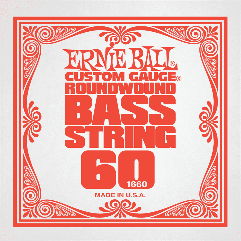 Ernie Ball Slinky Nickel Wound Bass Basgitaarsnaar Nickel Wound 060