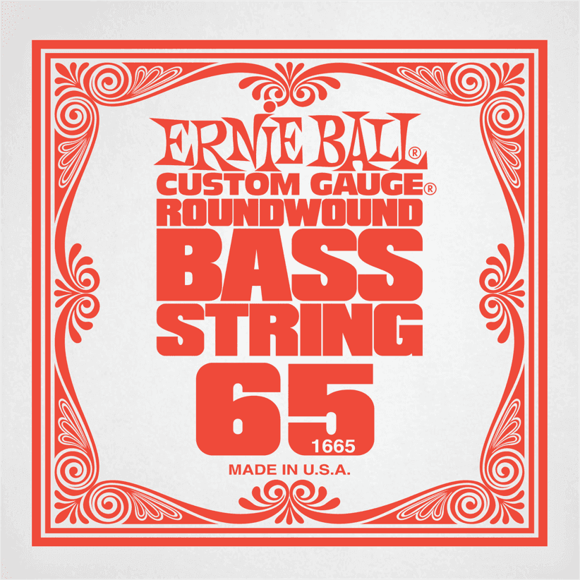 Ernie Ball Slinky Nickel Wound Bass Basgitaarsnaar Nickel Wound 065