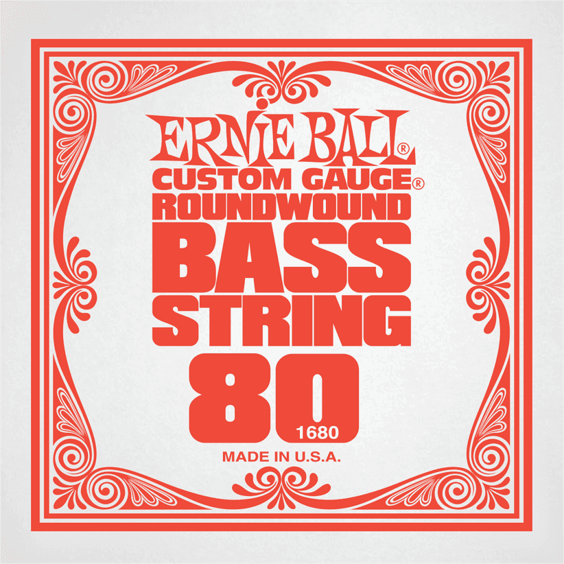 Ernie Ball Slinky Nickel Wound Bass Basgitaarsnaar Nickel Wound 080