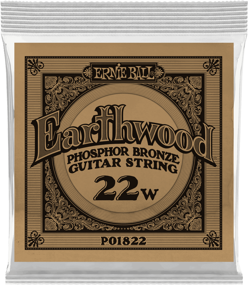 Ernie Ball Earthwood Phosphor Akoestische Gitaarsnaar Wound Phosphor Bronze 022 6-pack