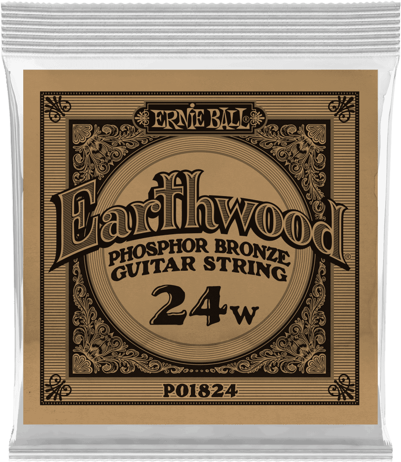 Ernie Ball Earthwood Phosphor Akoestische Gitaarsnaar Wound Phosphor Bronze 024 6-pack
