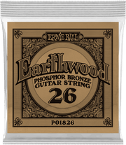 Ernie Ball Earthwood Phosphor Akoestische Gitaarsnaar Wound Phosphor Bronze 026 6-pack
