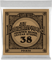 Ernie Ball Earthwood Phosphor Akoestische Gitaarsnaar Wound Phosphor Bronze 038 6-pack