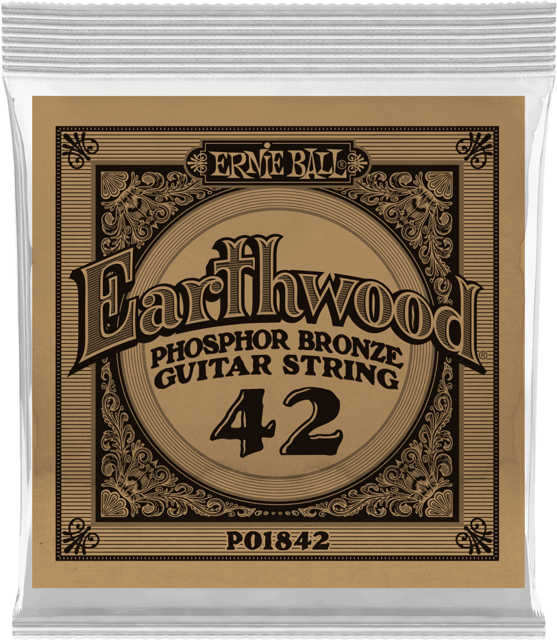 Ernie Ball Earthwood Phosphor Akoestische Gitaarsnaar Wound Phosphor Bronze 042 6-pack