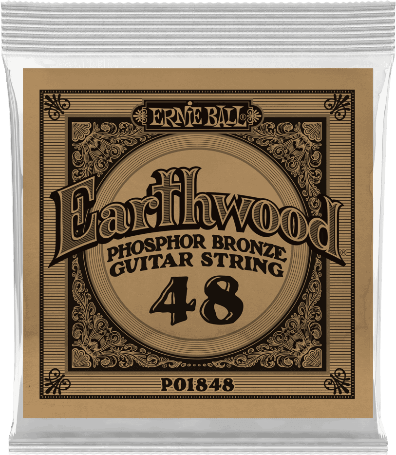 Ernie Ball Earthwood Phosphor Akoestische Gitaarsnaar Wound Phosphor Bronze 048 6-pack