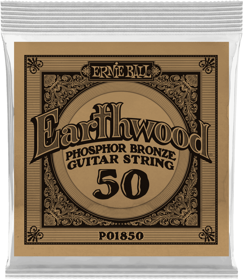 Ernie Ball Earthwood Phosphor Akoestische Gitaarsnaar Wound Phosphor Bronze 050 6-pack