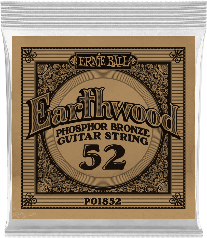 Ernie Ball Earthwood Phosphor Akoestische Gitaarsnaar Wound Phosphor Bronze 052 6-pack