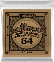 Ernie Ball Earthwood Phosphor Akoestische Gitaarsnaar Wound Phosphor Bronze 064 6-pack