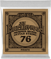 Ernie Ball Earthwood Phosphor Akoestische Gitaarsnaar Wound Phosphor Bronze 076 6-pack