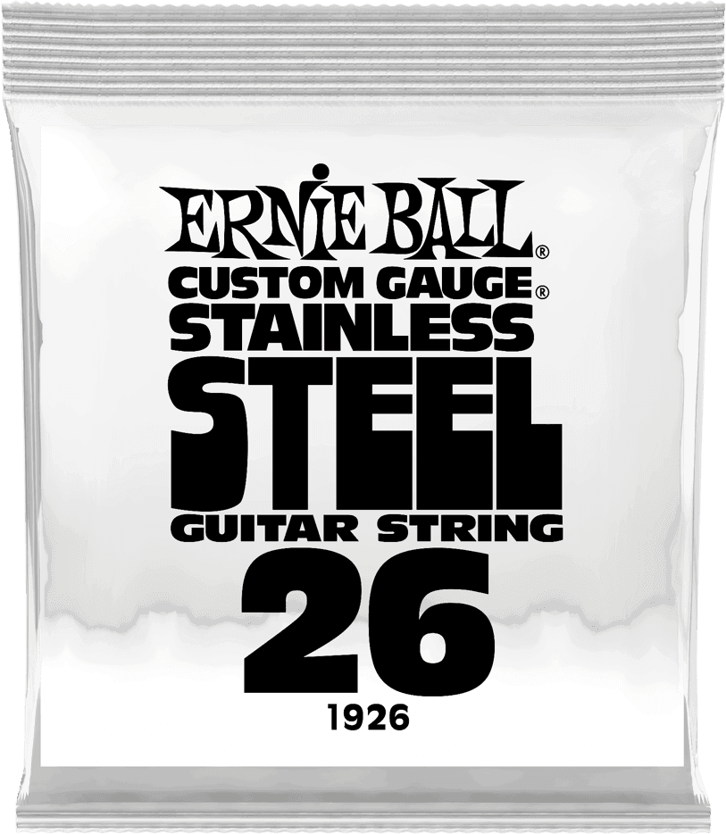 Ernie Ball Slinky Stainless Steel Elektrische Gitaarsnaar Wound 026 6-pack